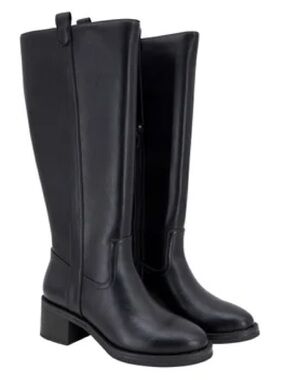 Kensie Naya B Black Tall Knee Boots KS253150 Size 8